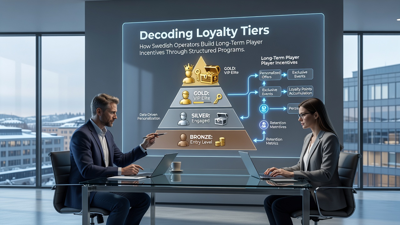 Detailed view of loyalty tier progression charts used by Swedish betting platforms